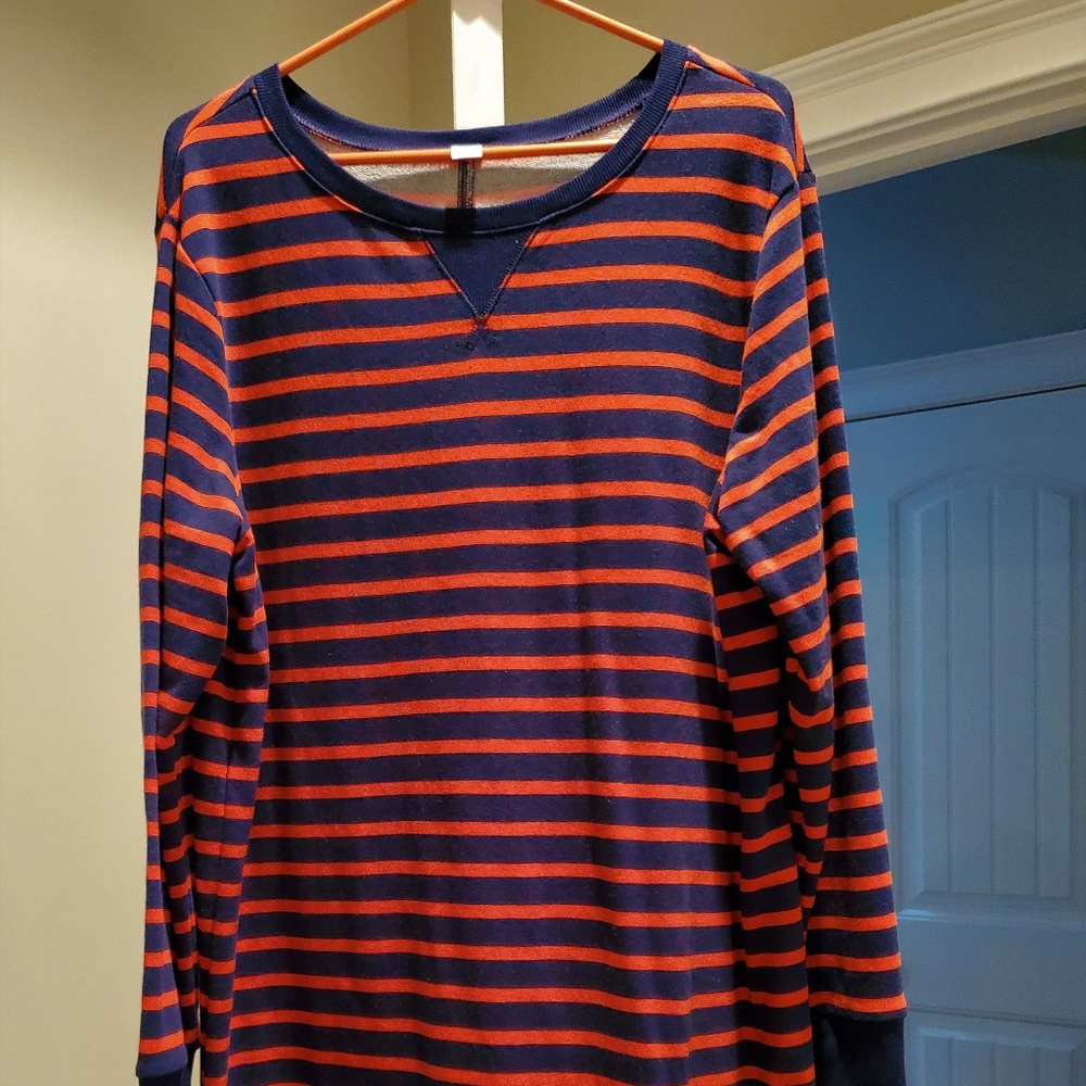 Orange & Blue Dress